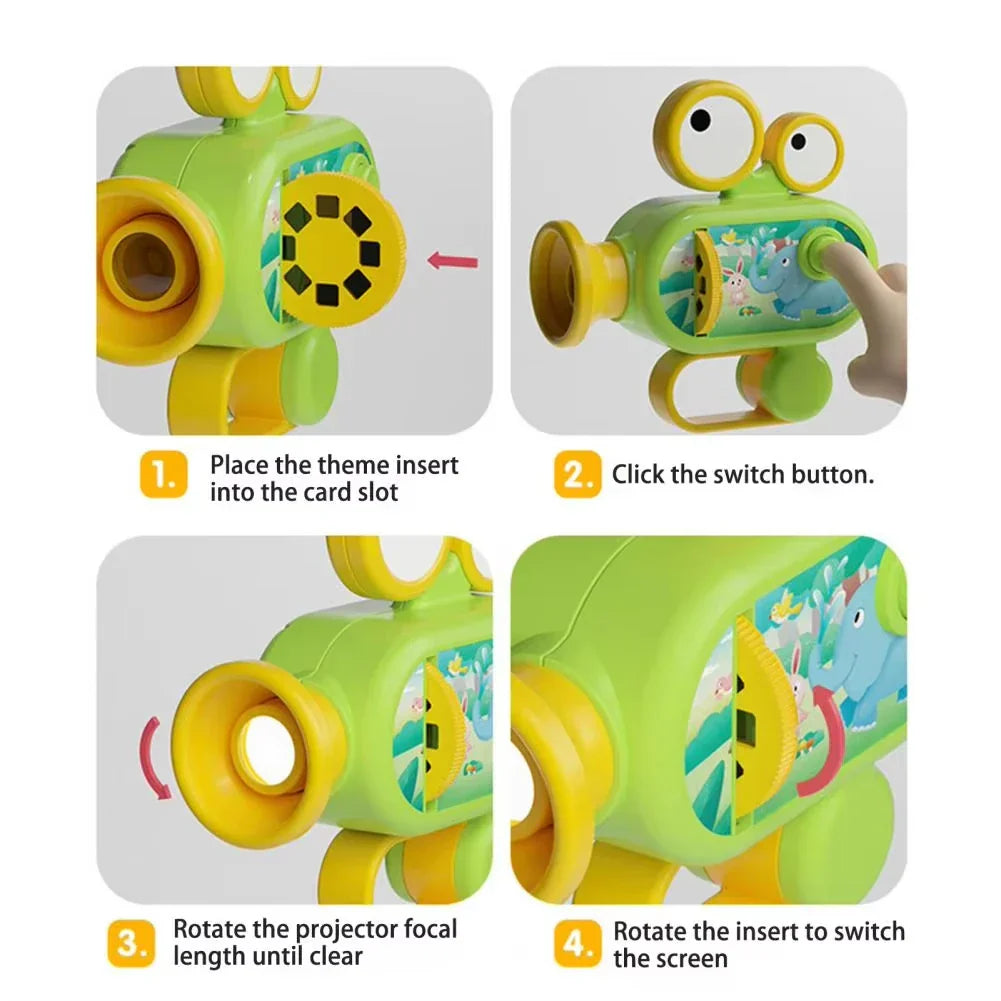 Story Projector – Magiskt ljusäventyr - Ficklampa med projektor