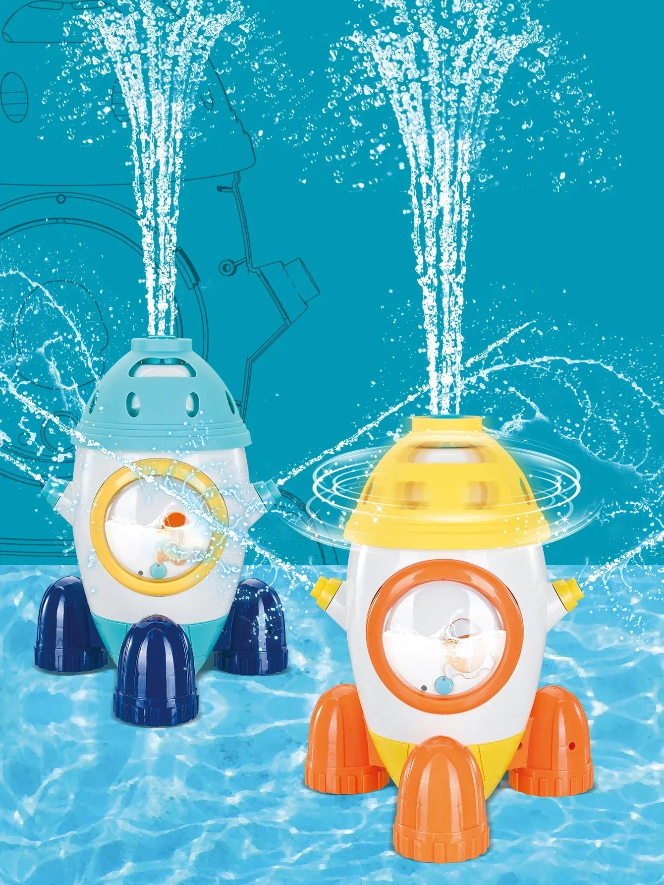 Rocket Blaster – Sommarskoj med knull –  Raketfontän