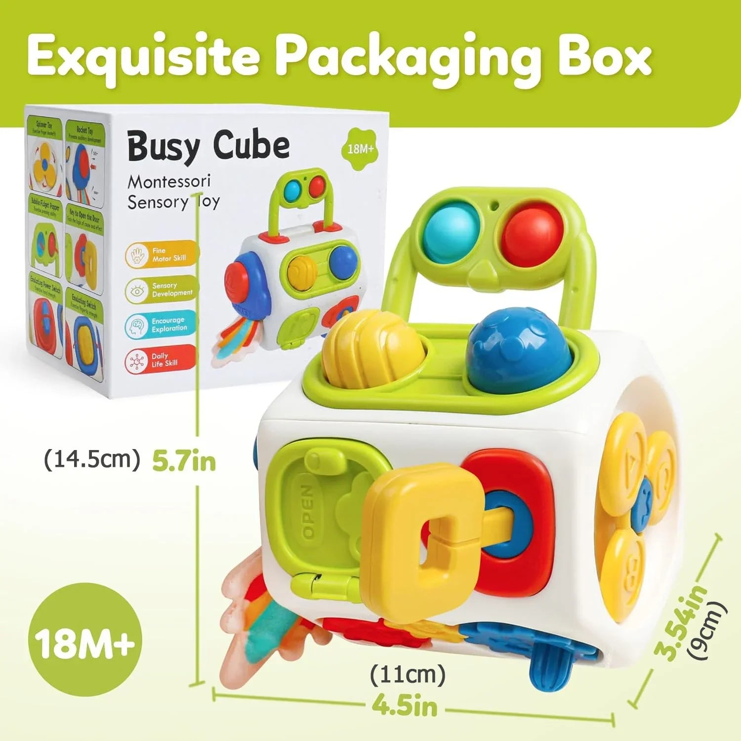 Exploring Cube - Lekfullt upptäckande - Upptäcktskub