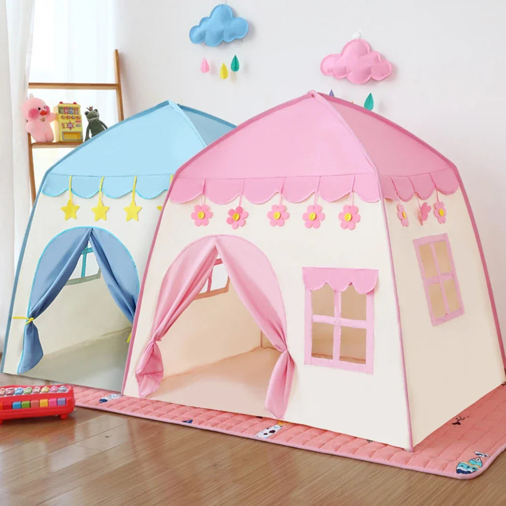 Tipi Princess Castle – Vikbart lektält - Lekstuga för barn