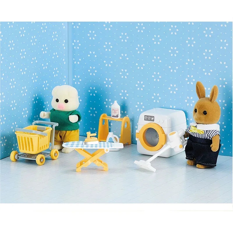 Mini Washing Machine Set - Roligt och lärorikt - lekfullt minitvättställ