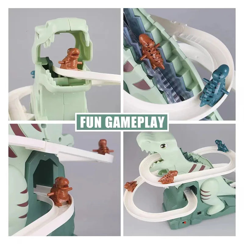 Dino Slide – Mini berg-och-dalbana kul - Dino glidbana