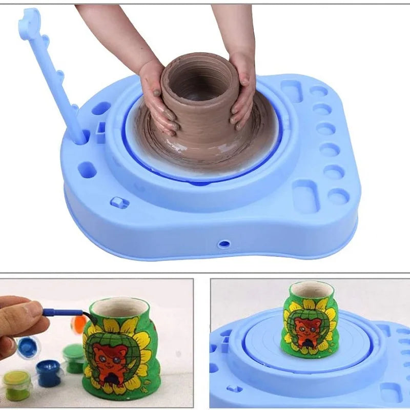 Kids Pottery Set - Lerkreationer - Keramikset för barn