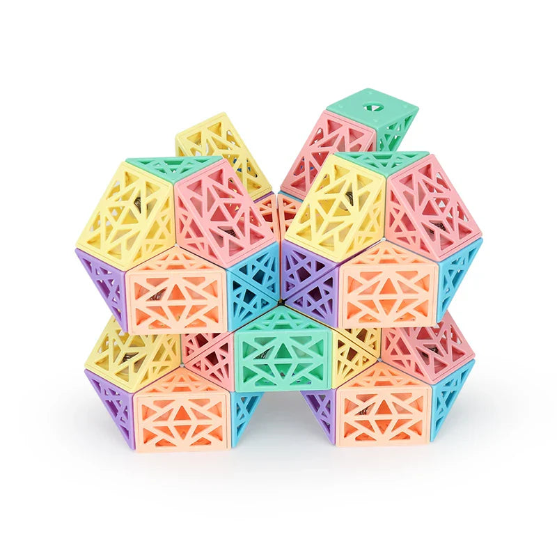 Snake Cube Set - Bygg, vrid och utforska - Set med byggklossar