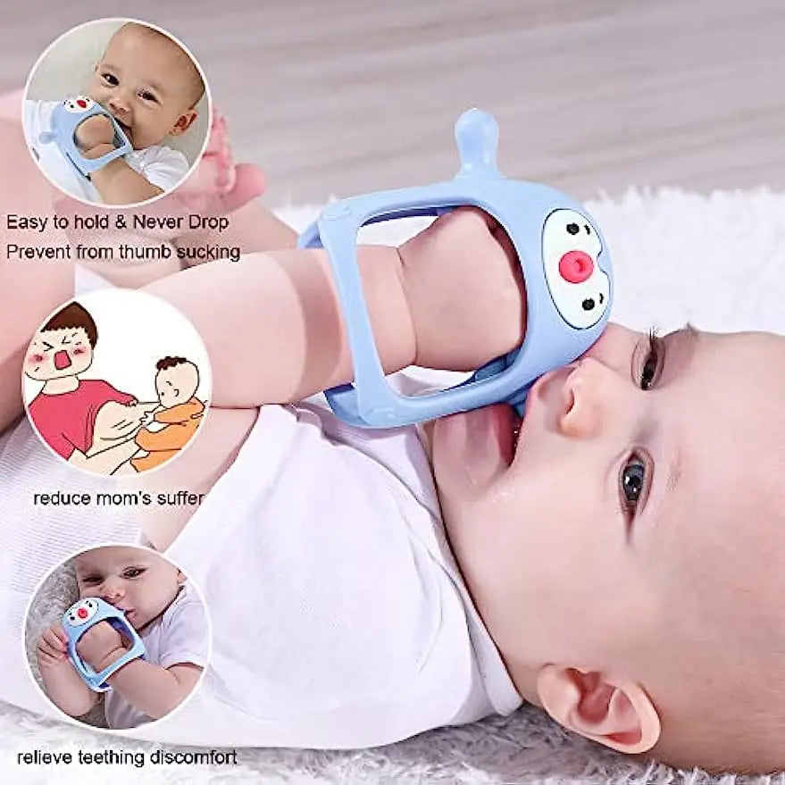 Penguin Teether - Skönt för tandköttet - Bitring i silikon