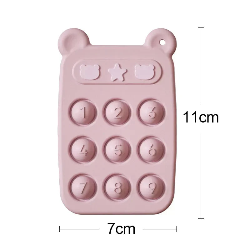 Fidget Leksak - Bitring & Fidgetleksak i 1 - Fidget-telefon i silikon