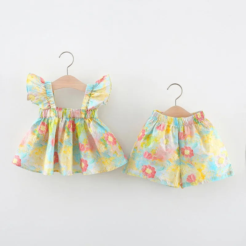 Mini Mode - Sommarblommor Chic - Sommarklänning Peony print