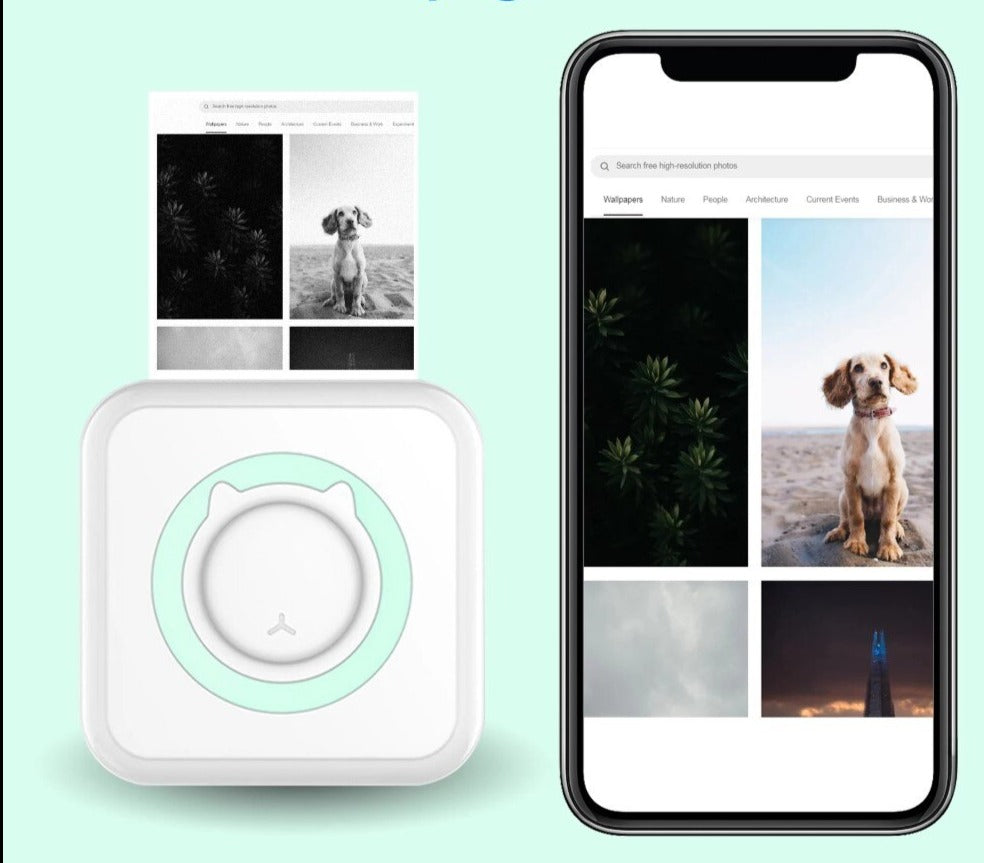 Kids Instant Photo Printer - Ta foton och dela dem direkt - Fotoskrivare