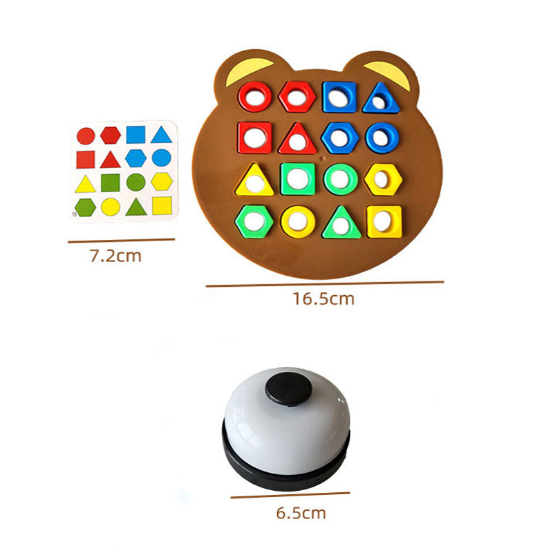 Shape Bear - Lär känna former - Formpussel