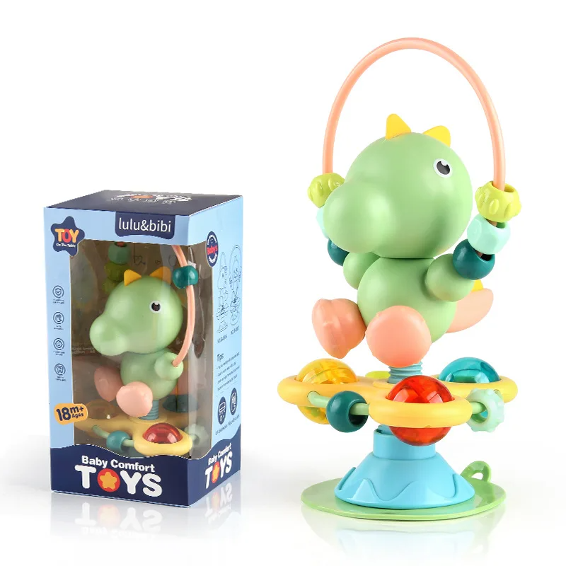 Soothing Rattle Leksak - Sensorisk babyleksak med sugkopp