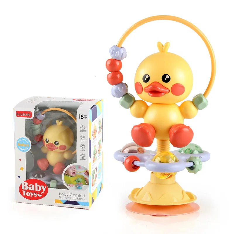 Soothing Rattle Leksak - Sensorisk babyleksak med sugkopp