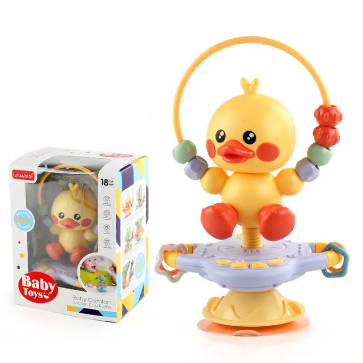 Soothing Rattle Leksak - Sensorisk babyleksak med sugkopp