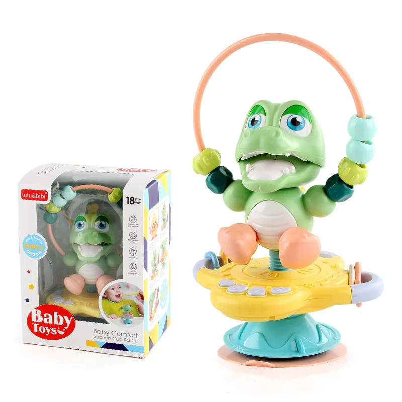 Soothing Rattle Leksak - Sensorisk babyleksak med sugkopp