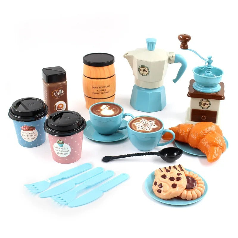 Cafe Set - Blivande baristas och bagare - Leksaksset för café och bageri