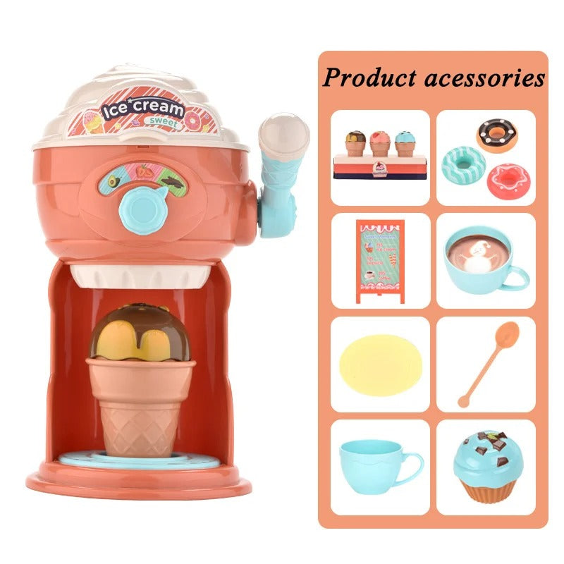 Ice Cream Maker Set - Små glassmästare - Leksaksset med glassmaskin