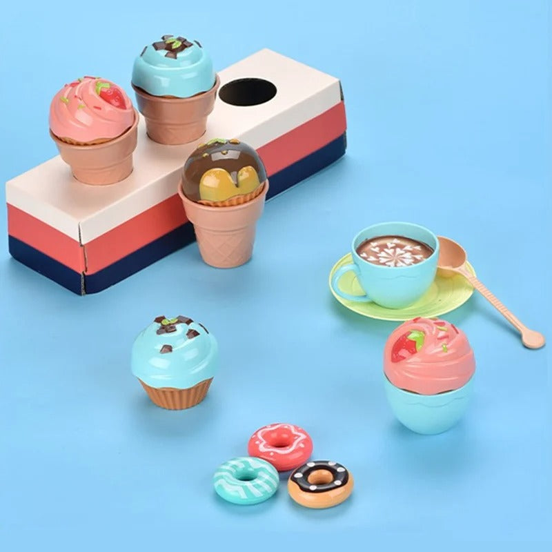 Ice Cream Maker Set - Små glassmästare - Leksaksset med glassmaskin