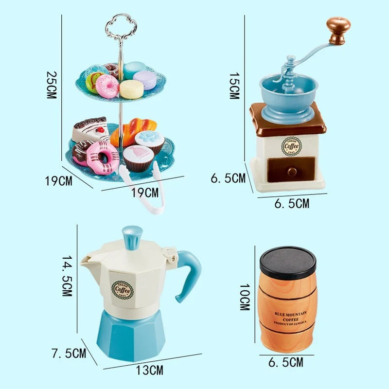 Cafe Set - Blivande baristas och bagare - Leksaksset för café och bageri