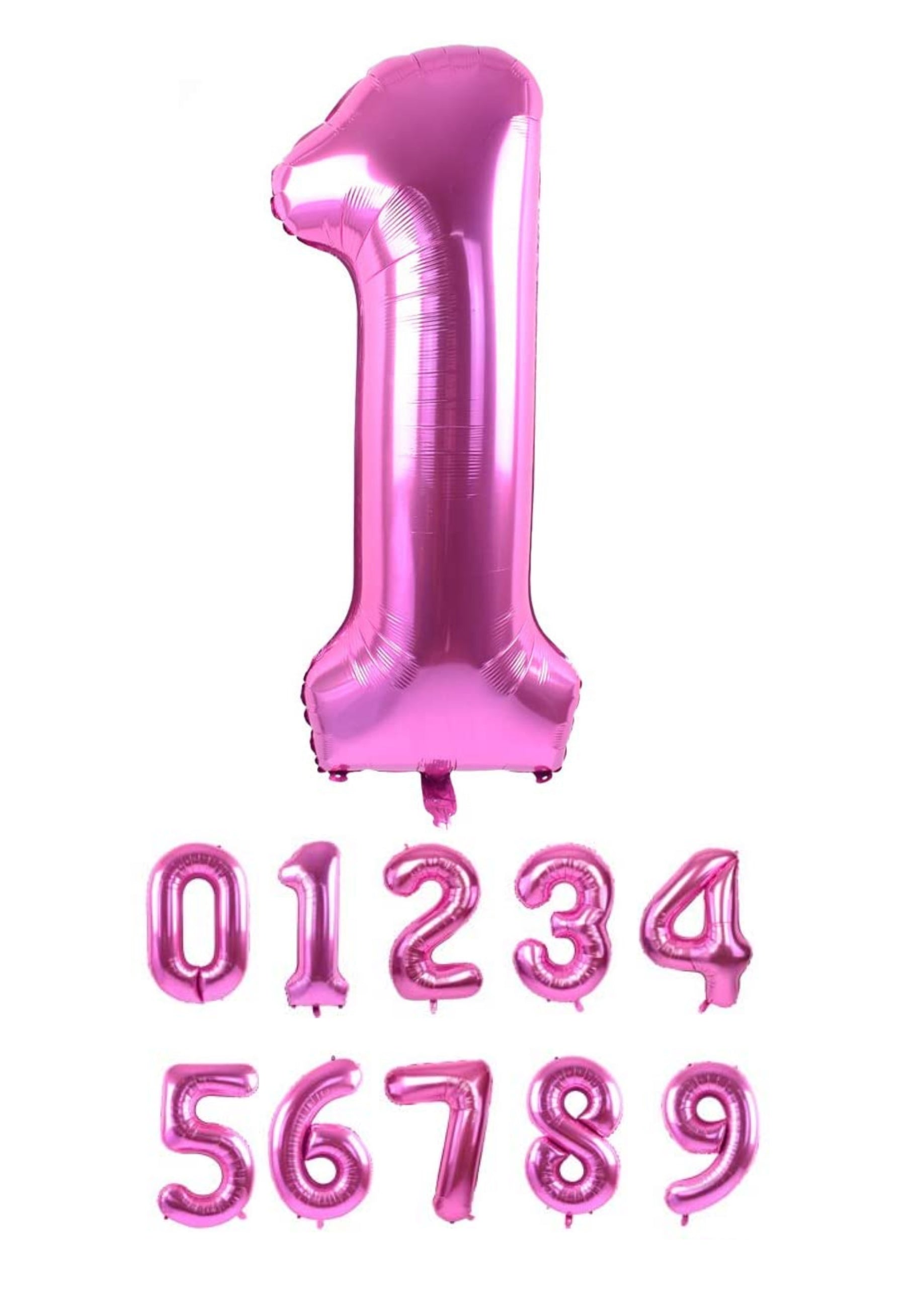100 cm silverfärgade sifferballonger (0–9) för födelsedagar, fester och jubileer. Stora uppblåsbara folieballonger. 🎈