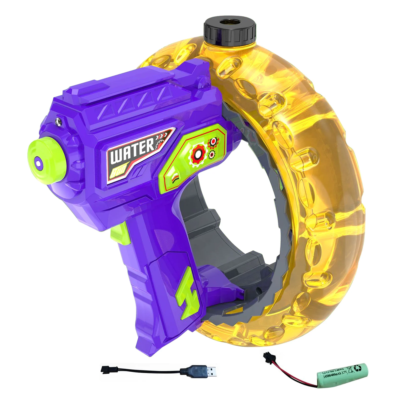 Water Blaster Pro – Ljus & Spetterpret - Vatten Pistool