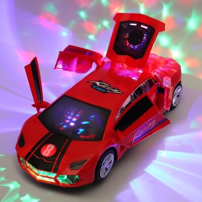 Supercar Leksak - Rörlig och lysande - Leksaksbil