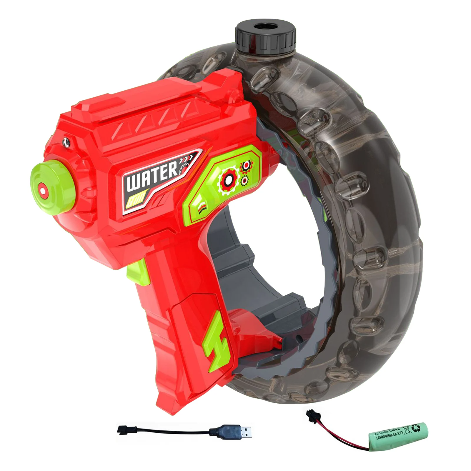 Water Blaster Pro – Ljus & Spetterpret - Vatten Pistool