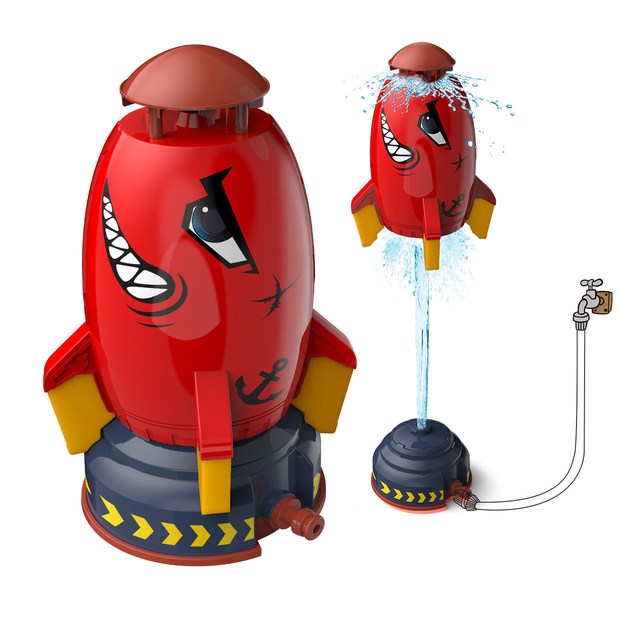 Flying Water Rocket - Vattenäventyr - Vattensprutande raket